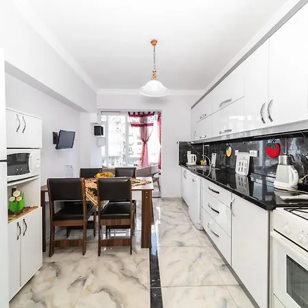 Pleasant Flat With Central Location Balcony And Bbq In Muratpasa *